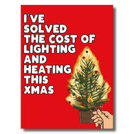 Solved Cost Of Heating This Xmas Card